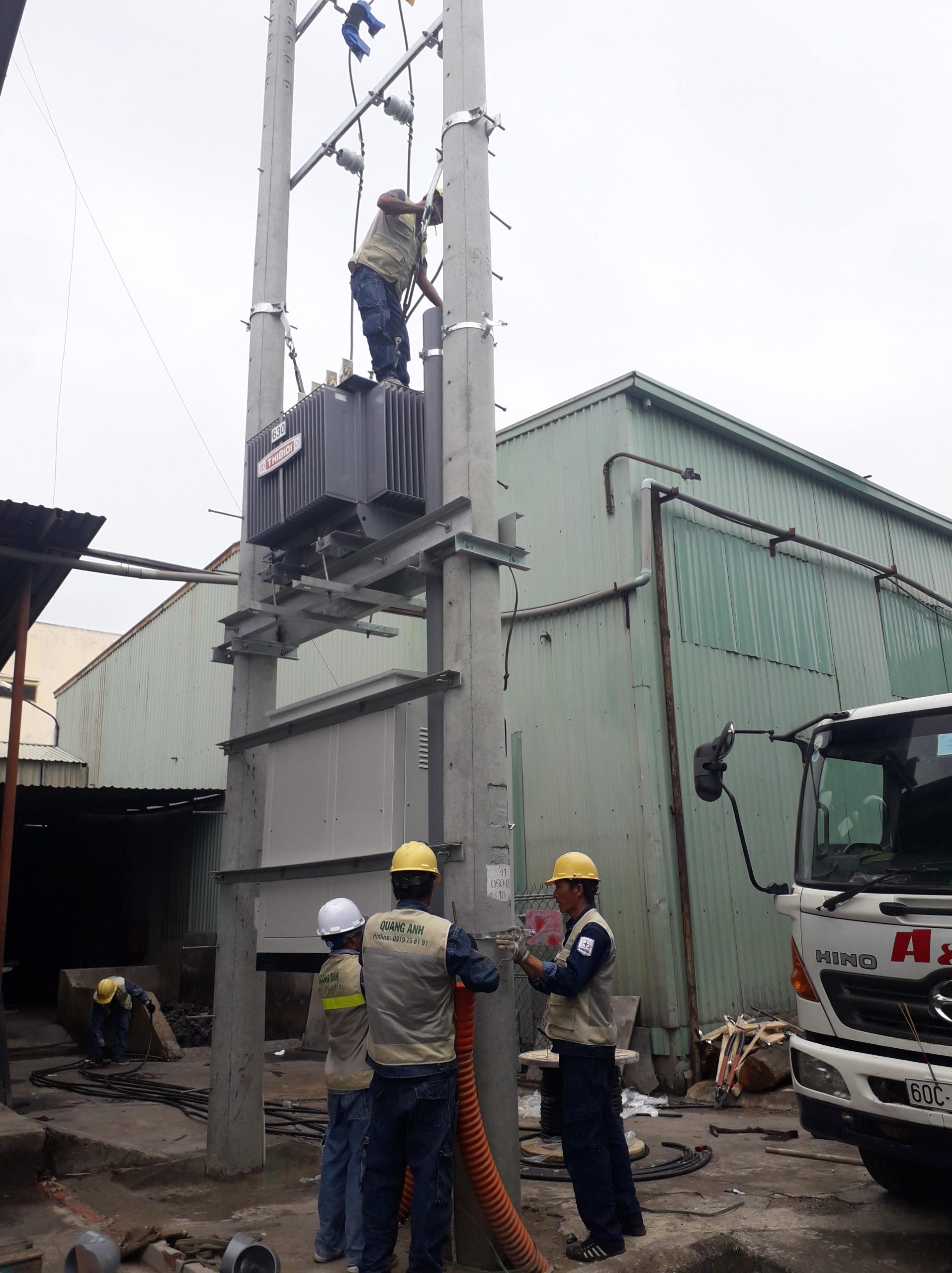 560kVA transformer installation
