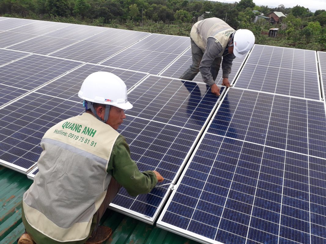 rooftop solar installation labor cost Vietnam