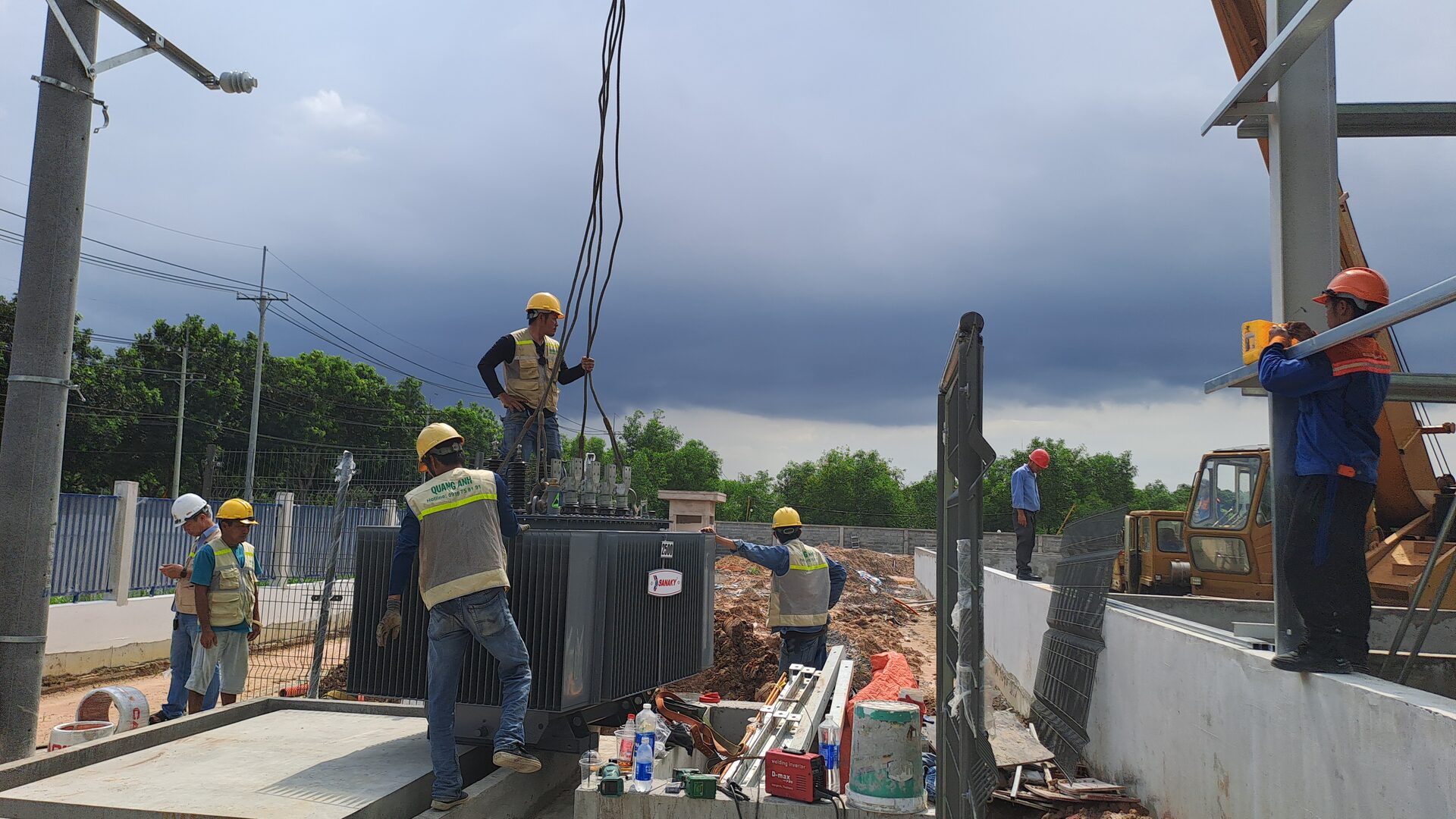 QuangAnhcons project archive photograph accompanying RVN Fibers – 2 × 2,500 kVA project reference