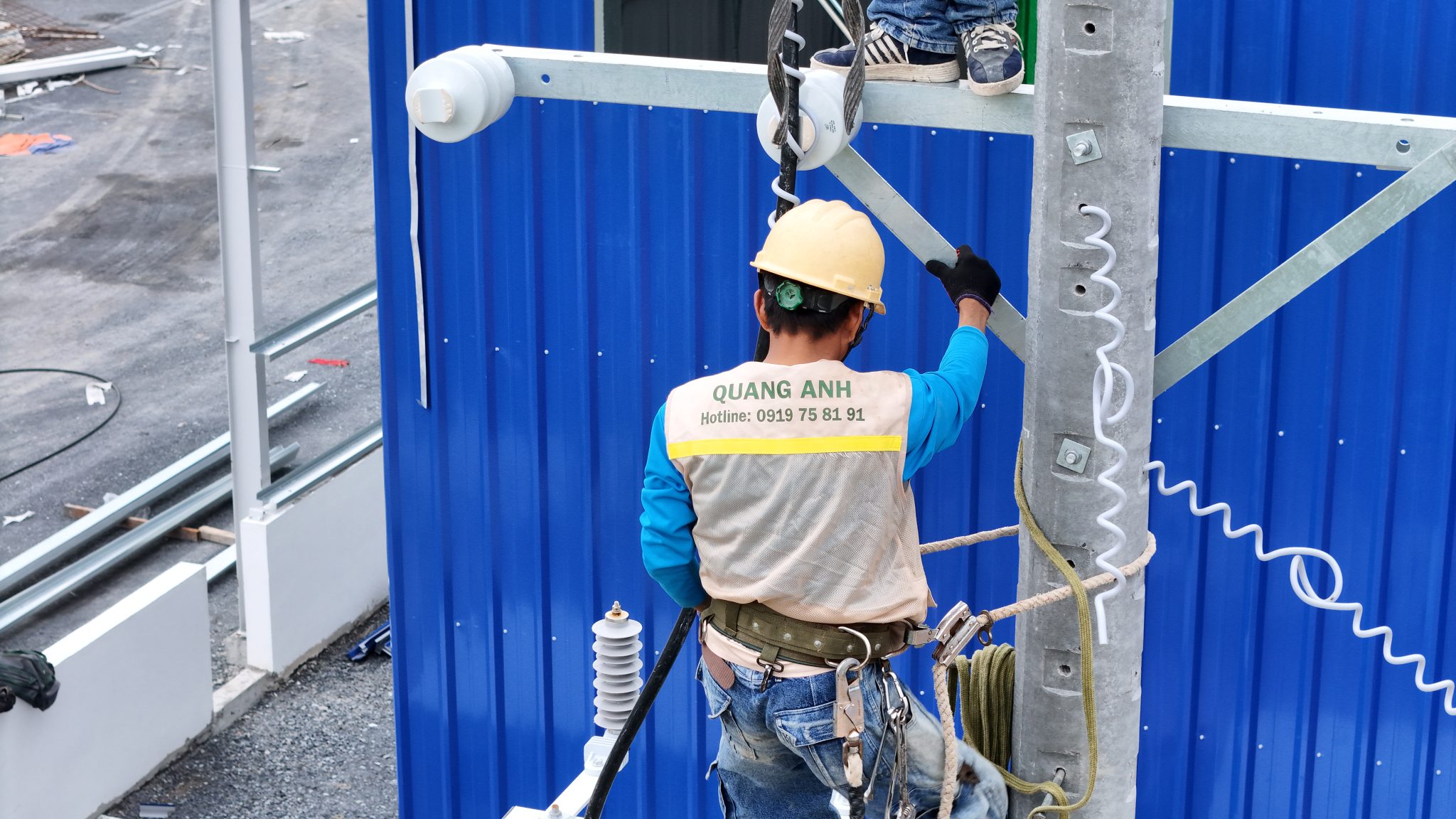 MEP system and substation QuangAnhcons MEP system in a factory