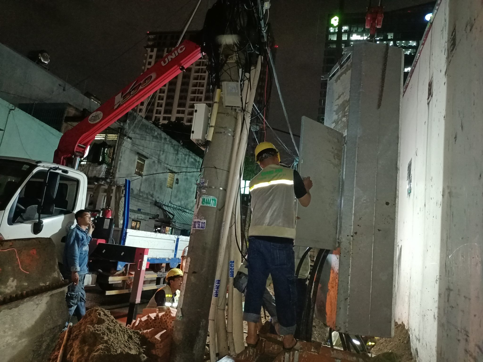Inspection of transformer stations by QuangAnhcons.