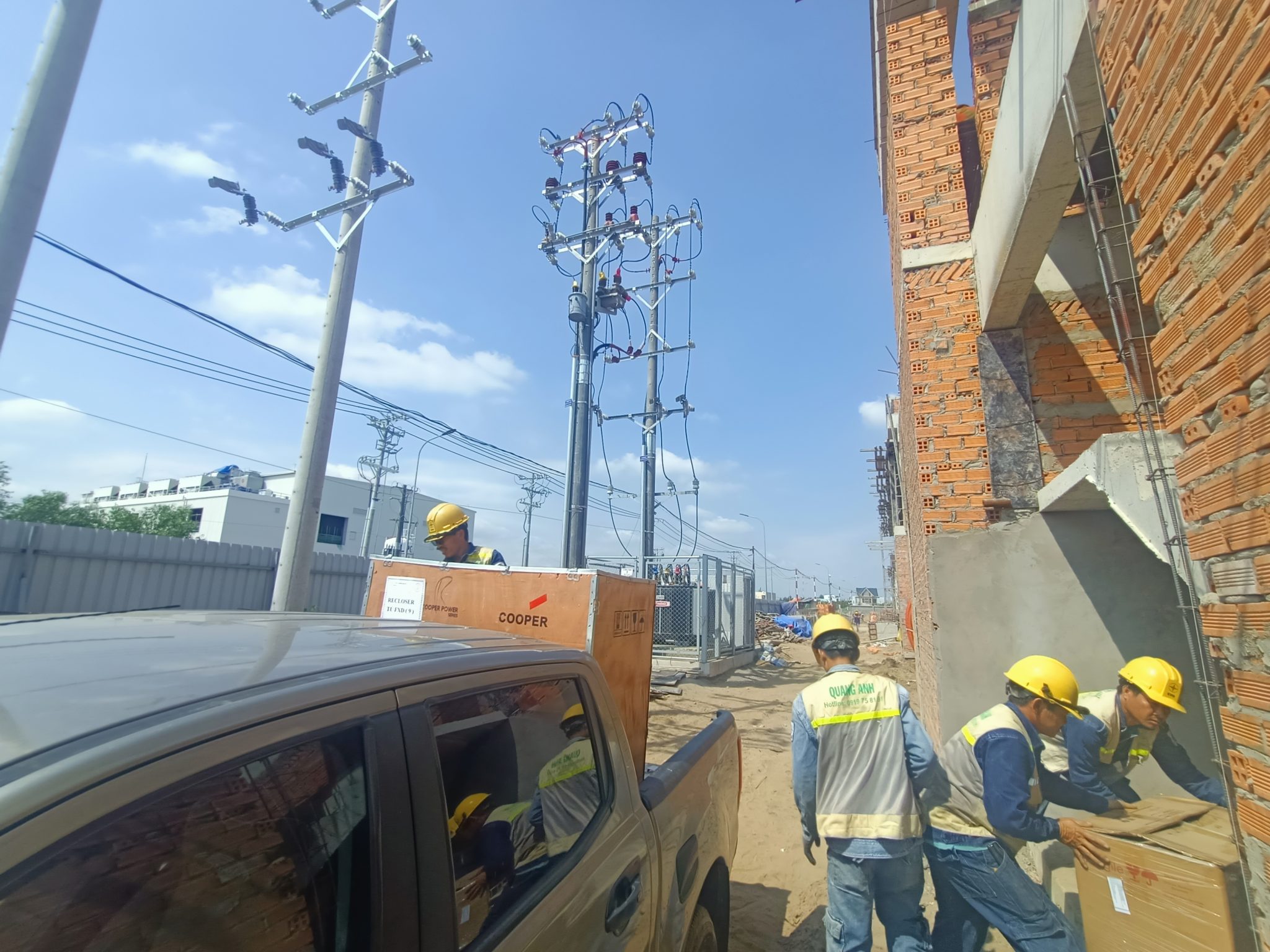Transformers and electrical conductors in the factory