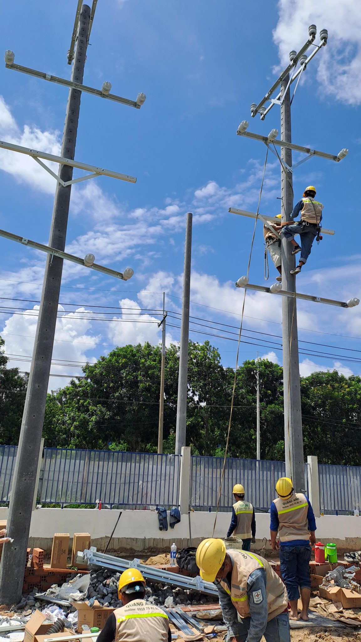 Survey and design process of the solar power system.