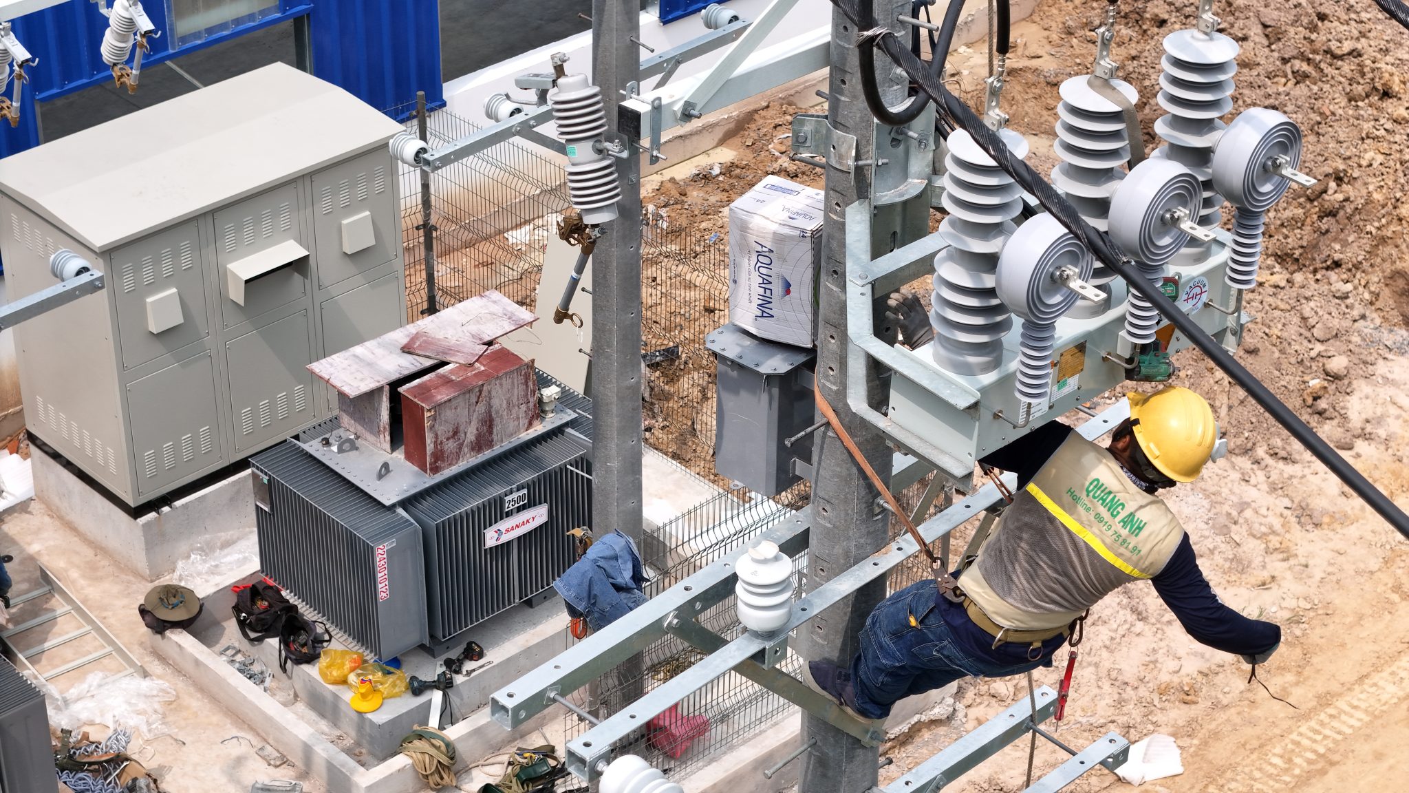 Quanganhcons Substation Substation constructed by Quanganhcons in Quang Ngai