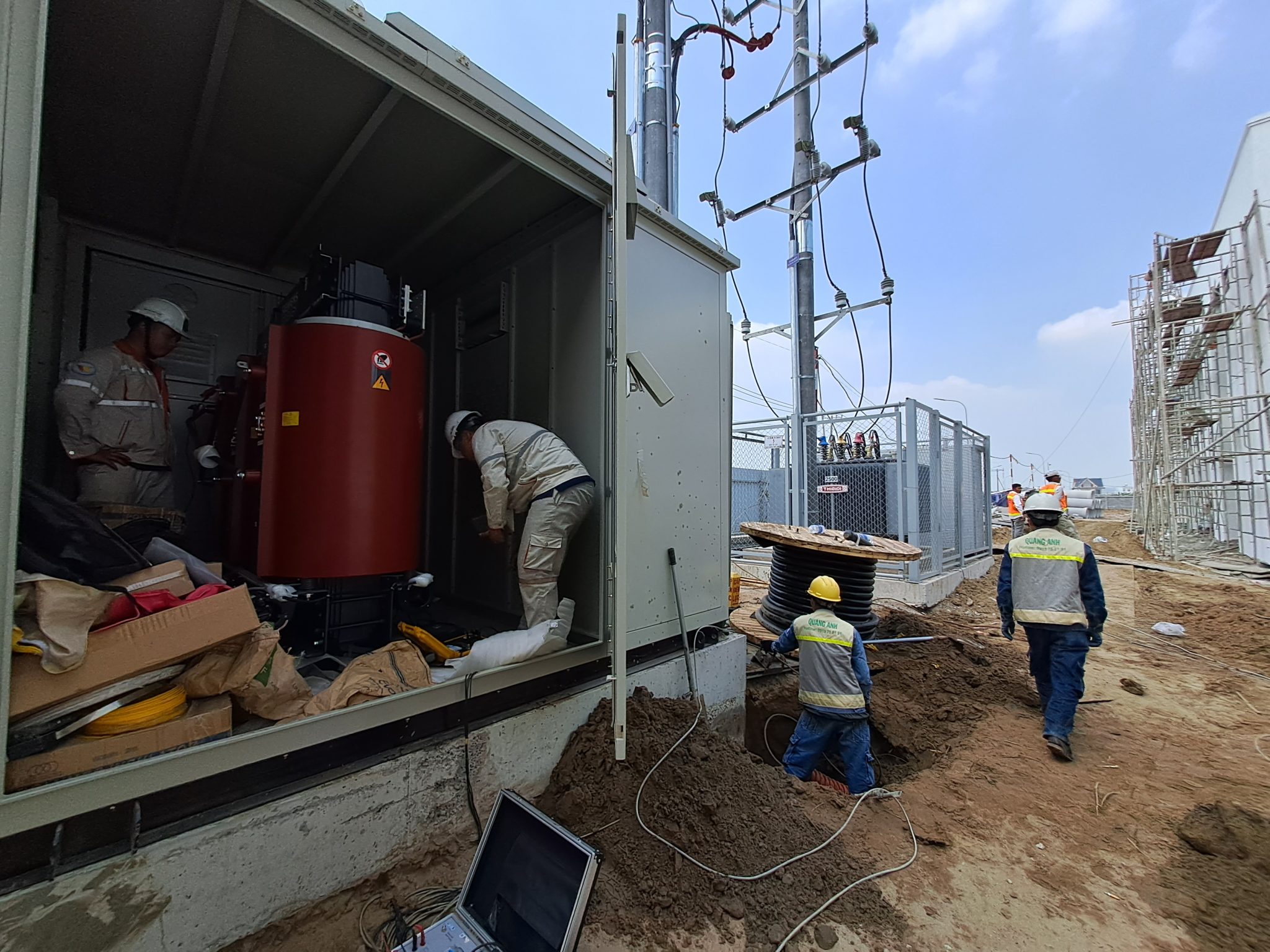 QuangAnhcons Services and Expertise Advanced technology substation by QuangAnhcons.