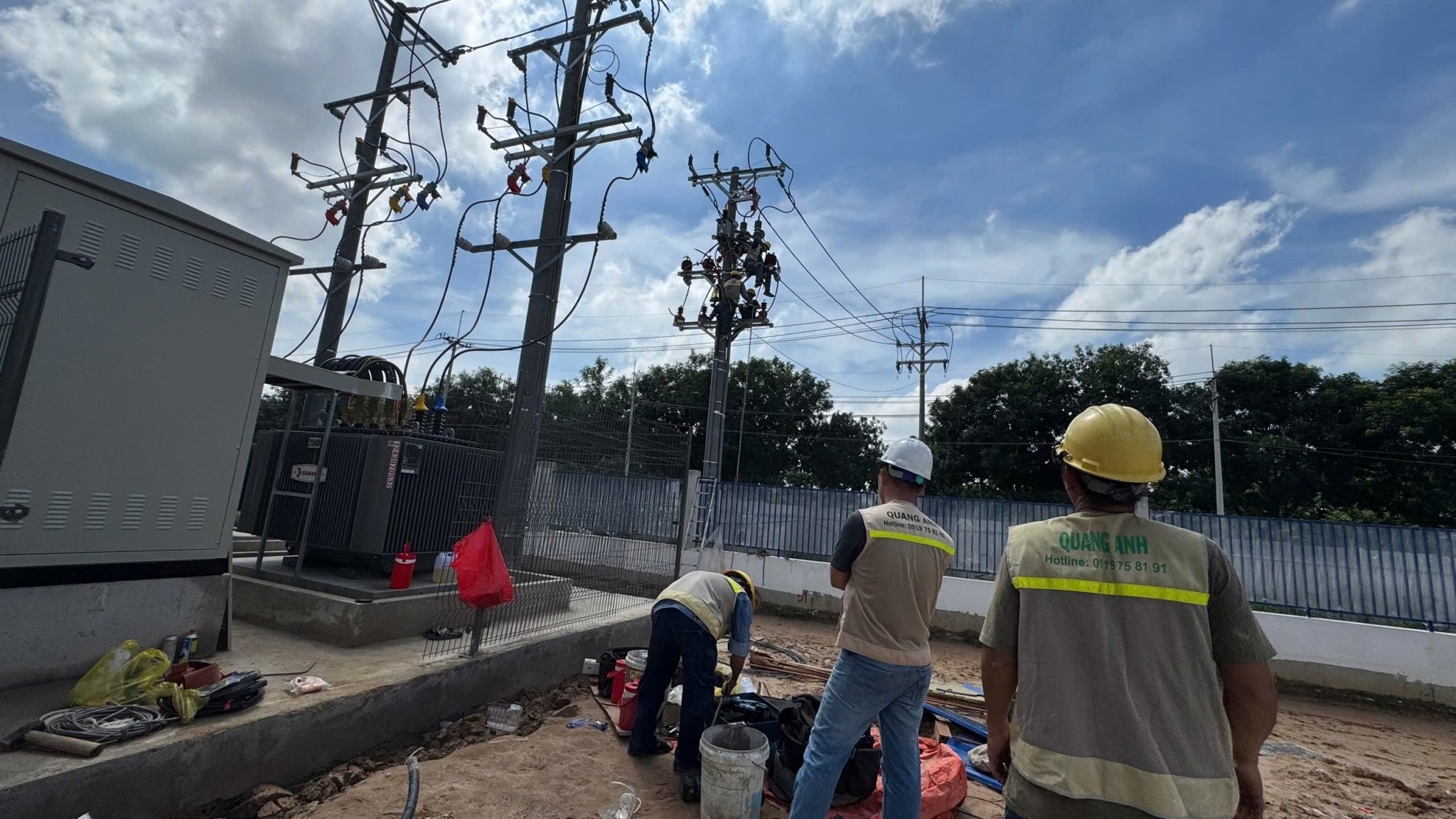 Construction Timelapse Monitoring Timelapse camera on a construction site