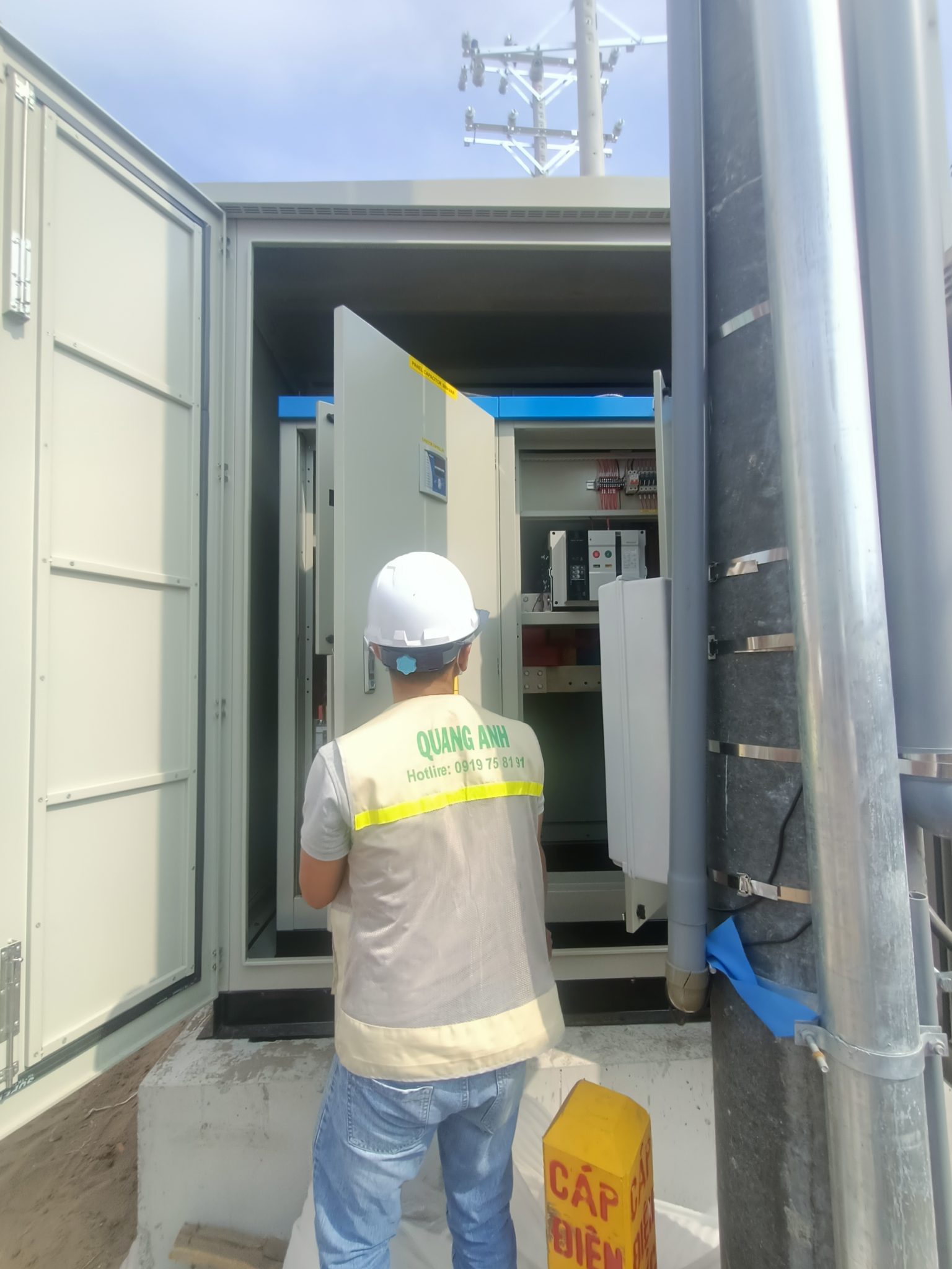A modern substation powering VSIP 1 Industrial Park.