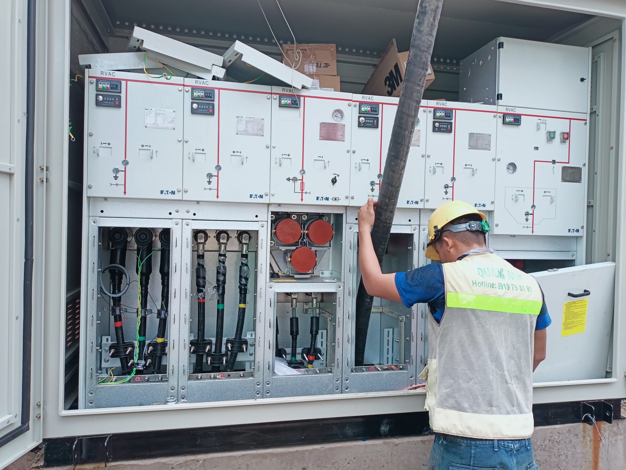 Quanganhcons' Notable Projects The Long An substation project by Quanganhcons.