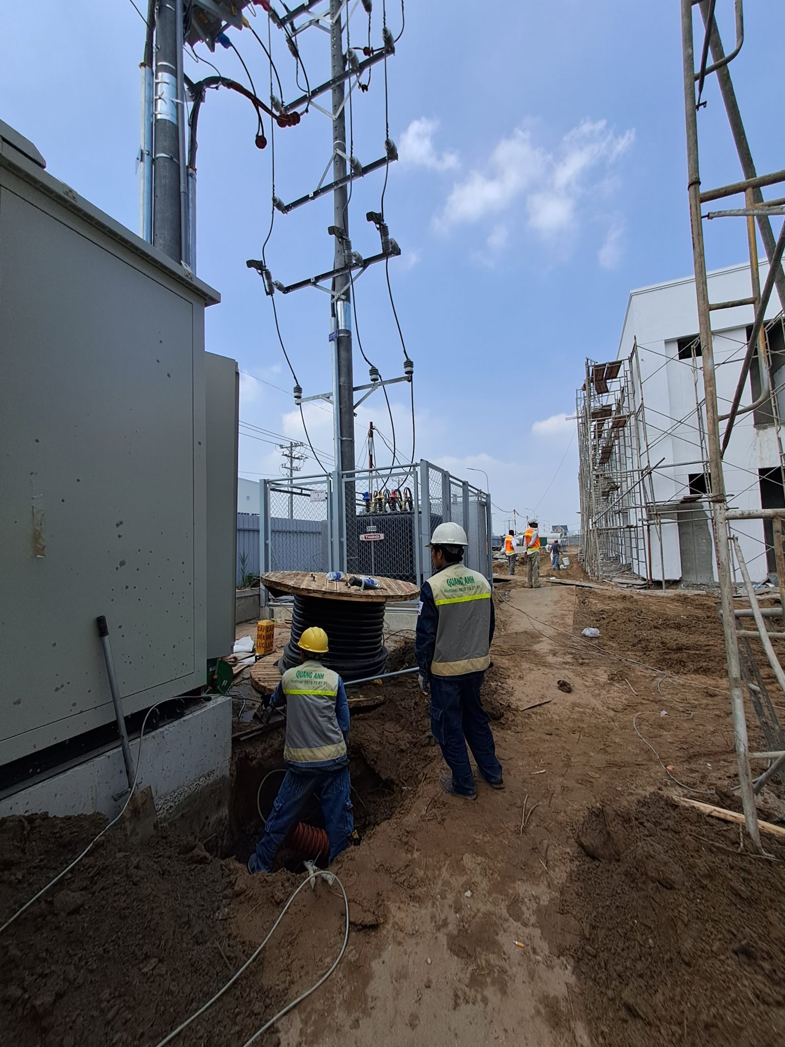 Industrial Electrical System Installation Industrial electrical systems in a factory setting