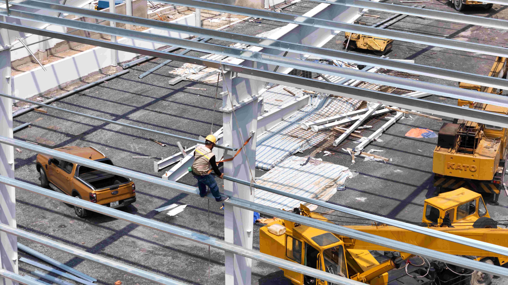 M&E Services and Products by QuangAnhcons QuangAnhcons engineers overseeing site equipment.