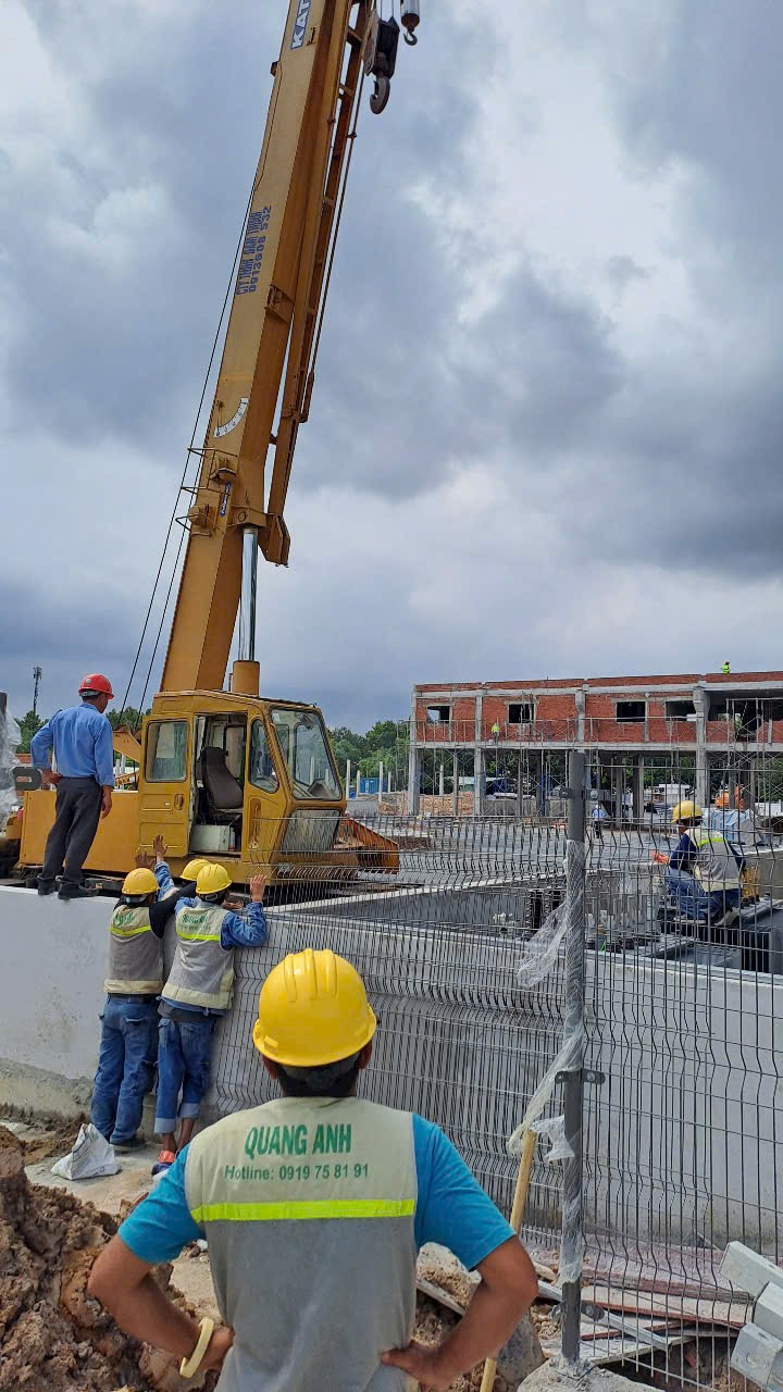 QuangAnhcons archive: civil and equipment interfaces during installation